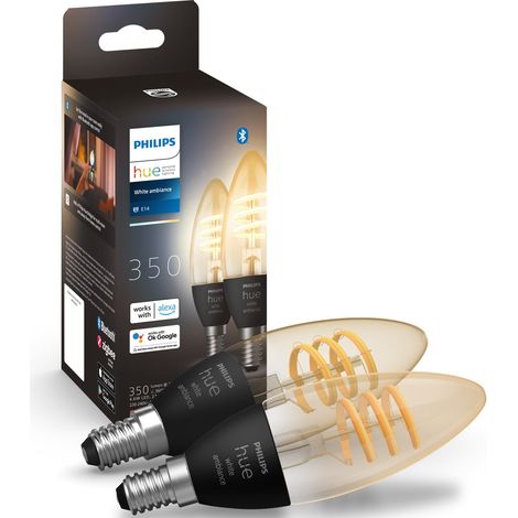 Hue - E14 - 4,6W - White Ambiance lot de 2 - 929003145202 (1/5)