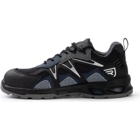 Calzado laboral con estilo deportivo y tejido 3D mesh, ligero y equilibrado para entornos exigentes Vetonek - Unisex / 45 / NEGRO/AZUL MARINO (1/2)