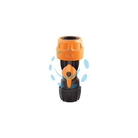 RACCORDO PORTAGOMMA CON RUBINETTO - ø 1/2"-5/8" mm.12-15 - blister - 80005024