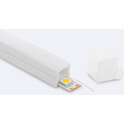 Tube Silicone LED Flex Encastré pour Ruban jusqu'à 8 mm BL1212 2m (1/3)
