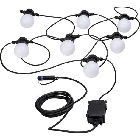 Paulmann 94165 Sistema d'illuminazione Plug&Shine Striscia LED LED (monocolore) 1.4 W Bianco caldo Bianco, Nero (1/5)