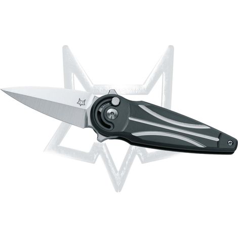 Saturn Edelstahlmesser. M390 Satin Blade, Titaniumgriff PVD -Design von Denis Simonutti