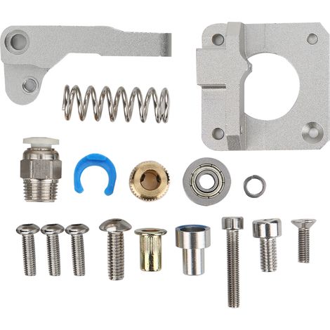Kit de mise à niveau pour extrudeuse d'imprimante 3D CR11/Ender-3 : ressort et bloc d'aluminium. Accessoires inclus.