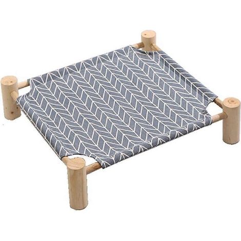 Hamac pour chat et chien, hamac surélevé rafraîchissant pour chat, bleu (1/5)