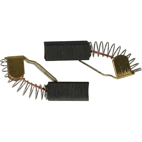 vhbw 2x spazzola carbone 15 x 8 x 6,3 mm sostituisce Metabo 34301118, 316033640 per trapano a percussione