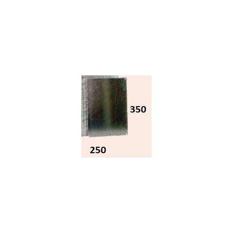 Platine métallique pleine 350x250mm acier galvanisé pour coffret 400x300mm GISSEY