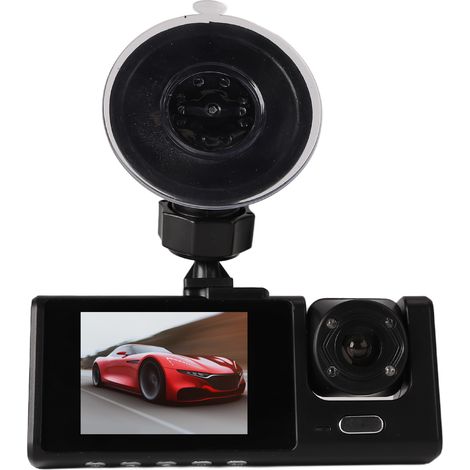 Caméra de voiture 1080P HD Grand Angle Triple Caméra Embarquée pour Automobile (1/5)