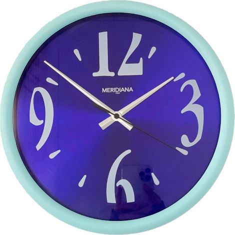 Orologio da Parete in Abs Milleluci Blu e Azzurro 31 cm (1/2)