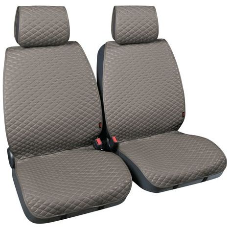 Cover-Tech, coppia coprisedili anteriori in Skeentex - Grigio scuro