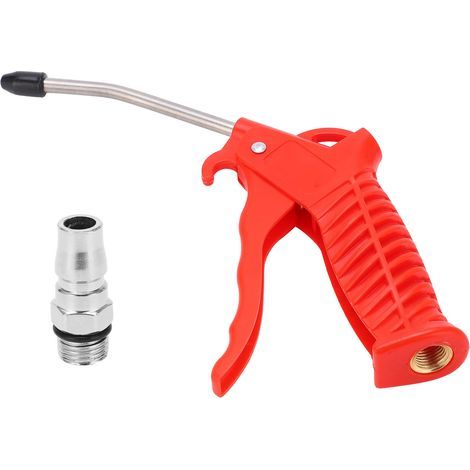 Pistolet à Air Comprimé Haute Pression Noyau de Cuivre en Plastique Compresseur Pneumatique Buse de Débit Duster Outil de Nettoyage de la Poussière (1/5)