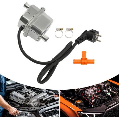 Standheizung, Autovorwärmer 220-240V 1500W Automatisch Pumpe Heizung Kühlmittel Heizung Parkplatz Vorwärmer, Profi Motorvorwärmer für alle Arten von Benzinfahrzeugen