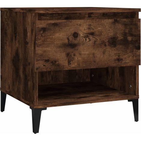 Maison Exclusive - Beistelltisch Räuchereiche 50x46x50 cm Holzwer