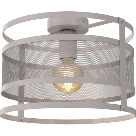 Plafonnier décoratif Rim cachemire à anneau, 1x E27, 15W, acier (1/2)