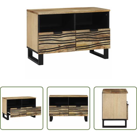 Holzschrank - TV-Einheiten mit Schubladen Braun 70 x 33 x 46 cm Holzwerkstoff (1/5)