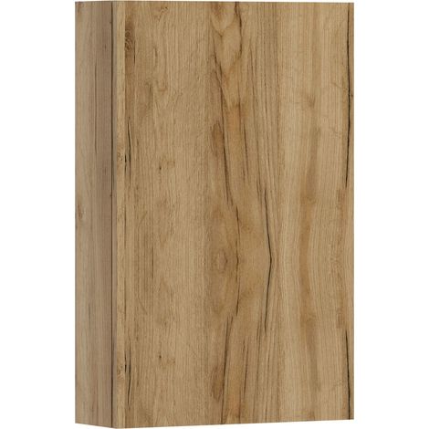 Mobile pensile EVA 50 sopra Geberit, rovere artigianale dorato (1/4)