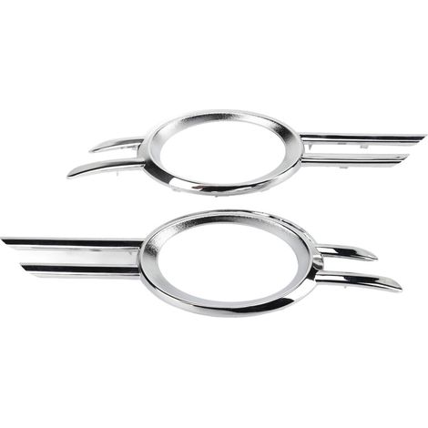 Zweiteiliges Chrom-Set aus Nebelscheinwerfer-, Stoßstangen- und Kühlergrillabdeckung für Mercedes-Benz E-Klasse Limousinen der Baujahre 2007-2009.