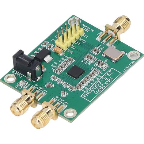 Générateur de signaux RF MAX2870, module source de fréquence 23.5-6000Mhz avec alimentation USB 5V, carte génératrice pour tests et mesures. (1/5)