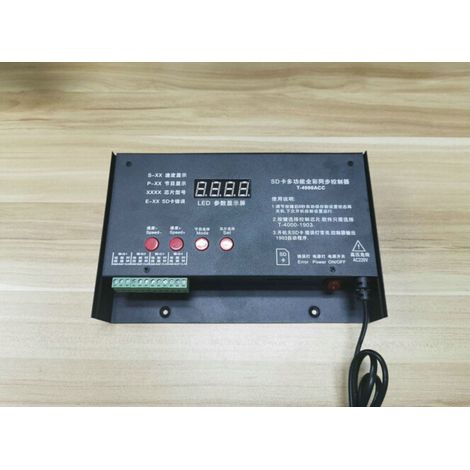 Contrôleur programmable T-4000AC, contrôleur SPI, contrôleur couleur, contrôleur synchrone multi-unités