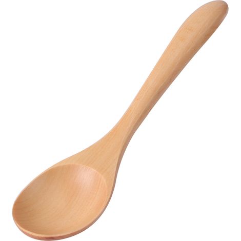 5-teiliges Küchenlöffel-Set aus Holz, Reislöffel, Suppenlöffel, Essbesteck, Haushaltsbesteck, Kochutensilien, 17 x 4 cm (1/5)