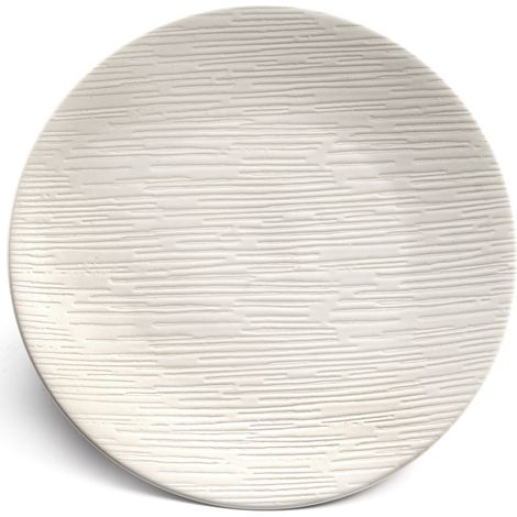 Magma Ivoire - Assiette dessert 20 cm (lot de 6) (1/3)
