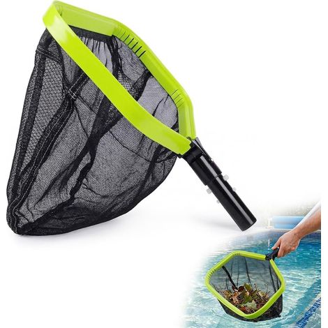 Épuisette Piscine à Mailles Fines, Filet Profond Anti-Fuite Écumoire à Feuilles et Insectes Tamis à Mailles Très Fines Accessoire pour Nettoyage Feuilles Insectes Débris de Surface et de Fond (1/5)
