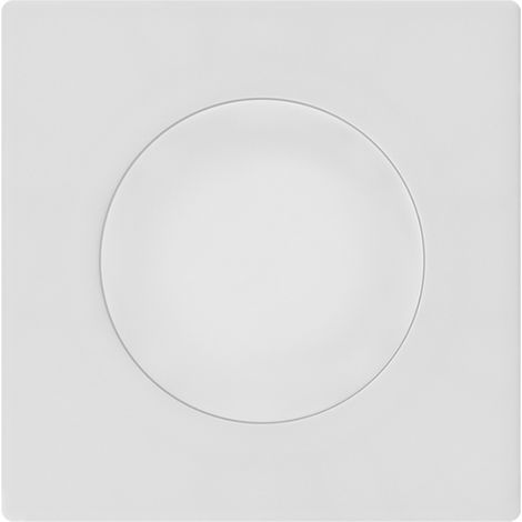 FONTINI Obturateur blanc DOM avec plaque simple blanc – Sobriété et intégration parfaite (1/5)