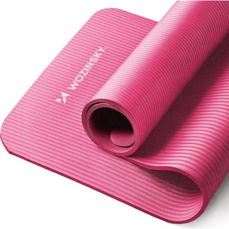 Gymnastikmatte 181 x 63 x 1 cm dick, rosa, Yoga- und Turnmatte