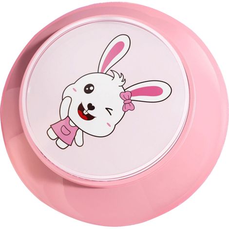 Multifunktionaler, selbstklebender, intelligenter Höhenmesser mit Sprachausgabe für Kinder (berührungsempfindlich, pinkes Kaninchen) (1/5)
