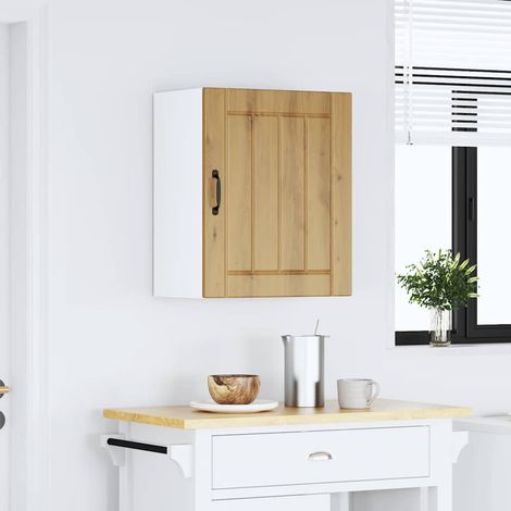 vidaXL Kitchen Wall Cabinet "Lucca" Artisan Oak Engineered Wood (1/5)