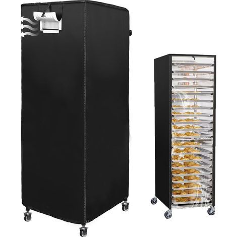 Housse anti-poussière zippée pour grille de cuisson à 20 niveaux (Dimensions : 58,4 cm x 71,1 cm x 162,6 cm) (1/5)