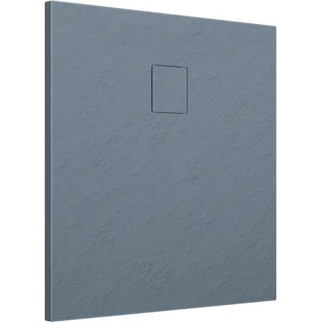 Receveur de douche 80 x 80 cm couleur gris effet pierre Samos