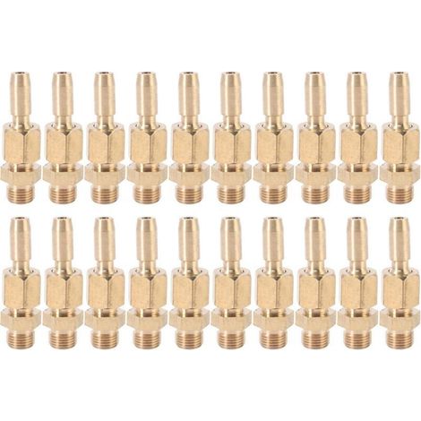 Lot de 20 buses d'eau en laiton DN6 1/8" - Buses (1/4)