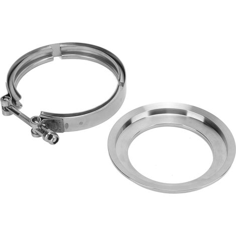 Bride de réduction 5in vers 4in, collier en acier inoxydable, remplacement pour turbos Borg Warner S400 S480 S463 S467 SXE SX T6 (1/5)