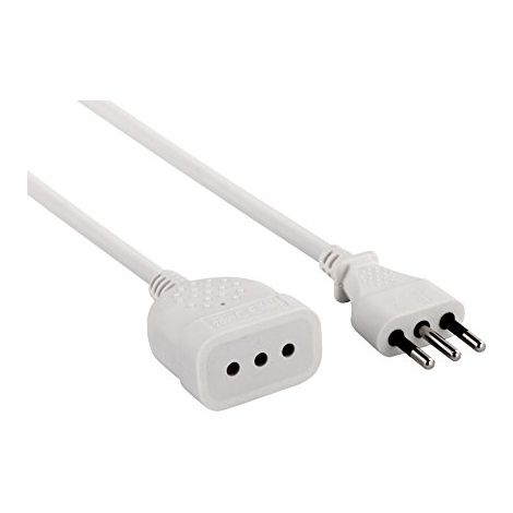 Cavo pl h05vv-f 3g0,75 mt.3 bianca 10a - electraline