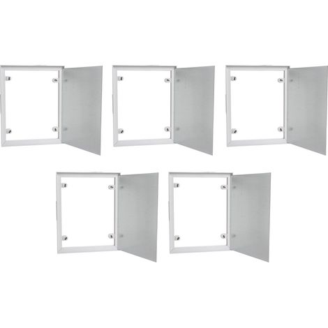 Lot de 5 trappes de visite à carreler Semin - 300 mm x 200 mm - spécial accès sous baignoire - pièces humides et salle de bain (1/5)