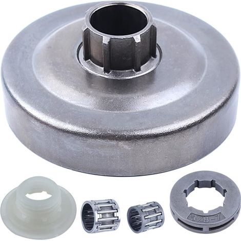 Kit de tambour d'embrayage et roue hélicoïdale pour tronçonneuse Husqvarna 350 353 357 357Xp 359 346Xp, 503980002, 503 98 00 02, 503980071, 503 98 00 71, 50399 12902, 503 91 29-02 (1/5)