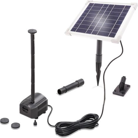 Kit pompe de bassin solaire esotec 6/230 avec accumulateur LiFe 6,4V/1,5Ah 101933