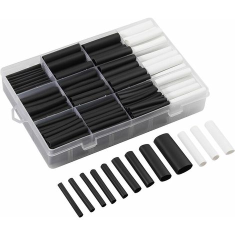 Kit d'assortiment de 333 gaines thermorétractables 3:1, 10,4 MPa (1/4)
