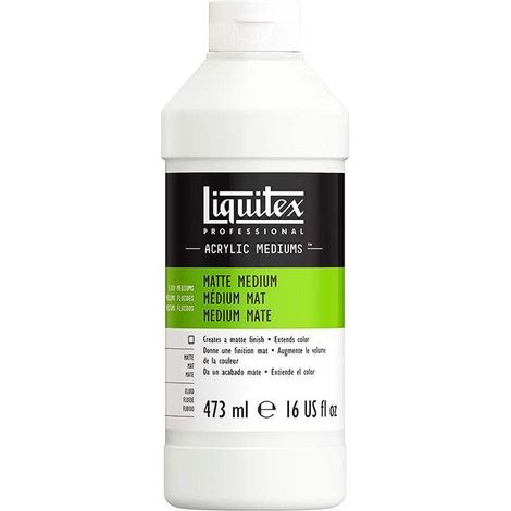 Additif Fluide Mat - LIQUITEX - PROFESSIONAL - 473 ML - Améliore la fluidité - Fini mat (1/3)