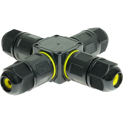 4-fach IP68 3-poliger schraubenloser hermetischer Kabelverteiler (1/2)