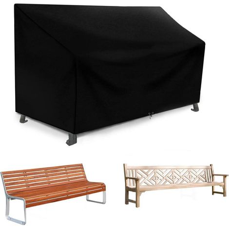 RICHIE 4-Sitzer Gartenbank-Abdeckung wasserdicht UV-Schutz 420D Oxford (1/5)