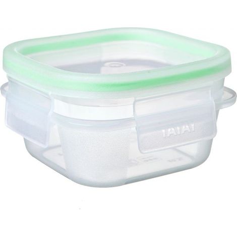 CONTENEDOR ALIM. CLIP SAFE 0,3L TATAY TRANSP-VERDE