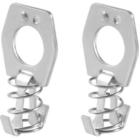 2 pièces serrure à came rotative, acier inoxydable, avec anneau de pouce et ressort, pour chauffe-eau de caravane (1/3)
