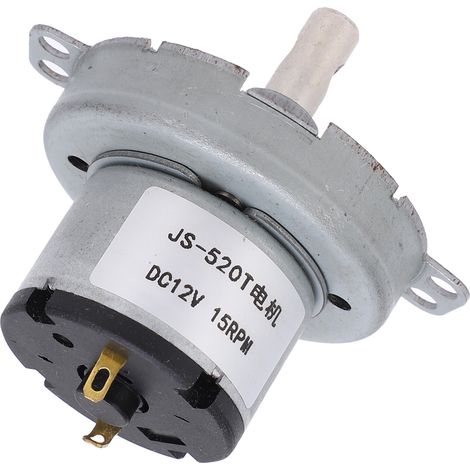 JS-520T DC-Getriebemotor, langlebig, 12 V, 15 U/min, Getriebemotor für elektronische Produkte (1/5)