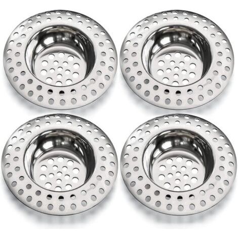 14 g Spülbecken-Sieb, 4er-Pack für alle Abflüsse, Küchenspülen-Sieb, Spülbecken-Sieb, Spülbecken-Sieb, Küchenspülen-Sieb (1/3)