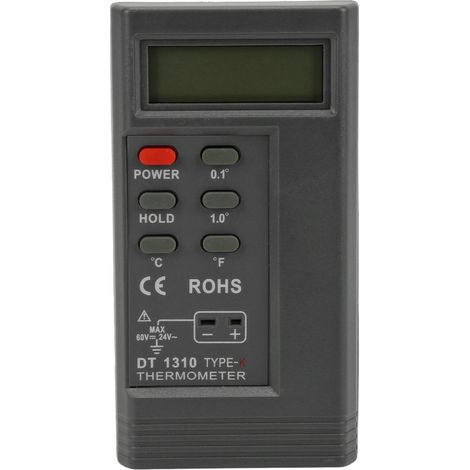Thermomètre numérique TES-1310 avec sonde K, portable et précis pour mesures rapides