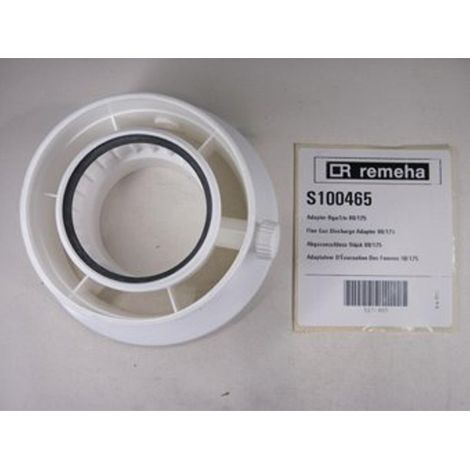 Remeha Raccord d'échappement avec orifice de mesure, DN 80/125 pour Calenta Ace/CTG, S100465