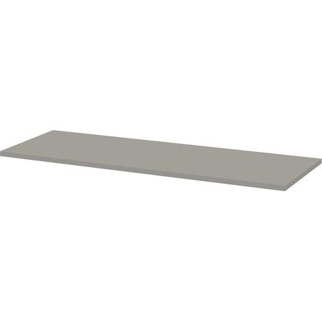 Nuie Satin Grey 1200mm x 390mm Laminate Worktop - MWT220 (1/2)