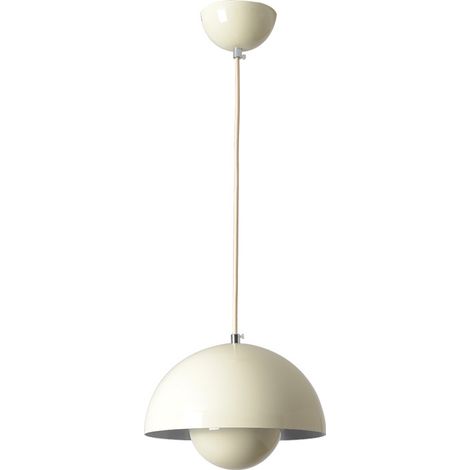 Modern Hängeleuchte Cremefarben Pendelleuchte Metall Deckenlampe Pendelleuchte Wohnzimmerleuchte