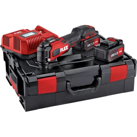 FLEX-MULTIFUNKTIONSWERKZEUG MT18.0-EC BRUSHLESS 18V 2,5AH - 2 AKKUS + LADEGERÄT + KOFFER - 531018 (1/3)